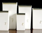 Nally: canisters, set of five