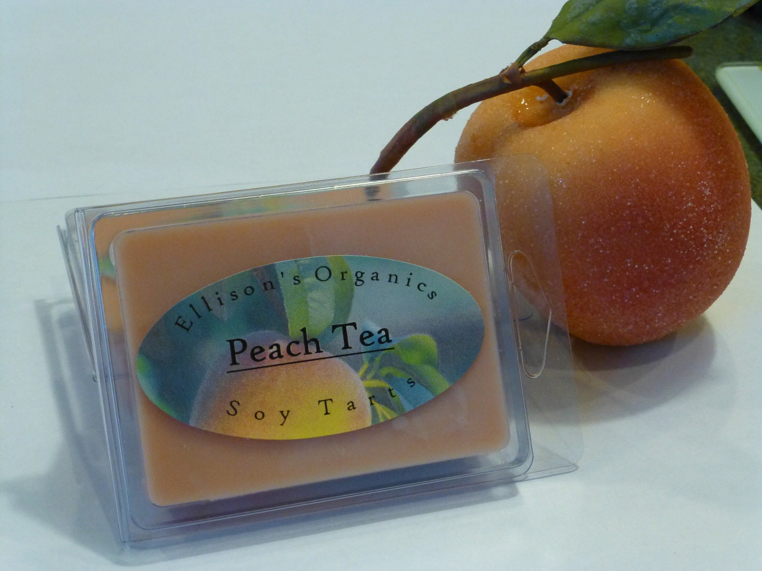 All Natural Soy Melts - Peach Tea Scented - Perfect for Your Tart Burner