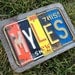 5 Letter Custom License Plate Name Sign - Reclaimed Wood
