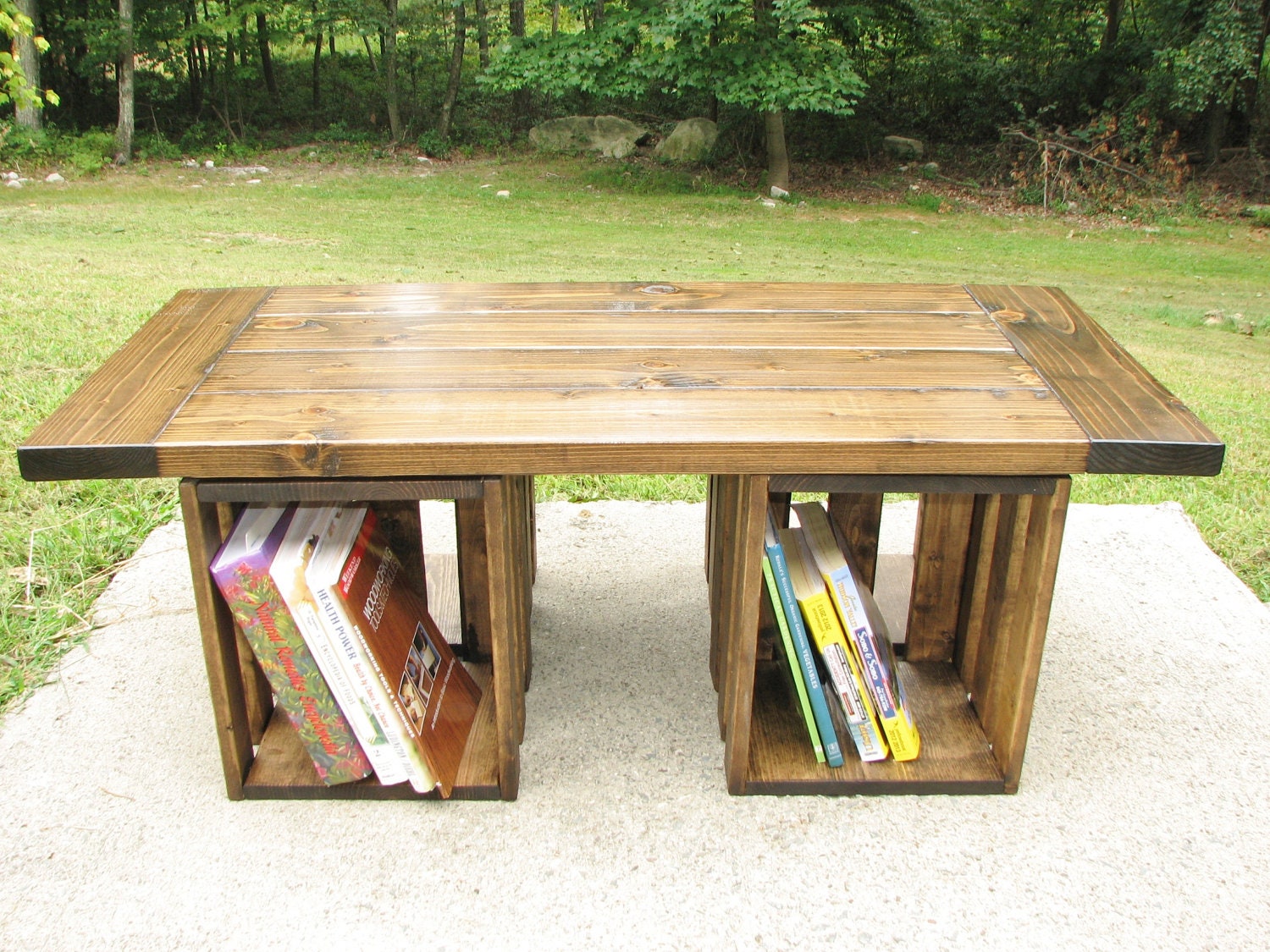 Coffee Table, Rustic, Crate, Storage, Country, Modern