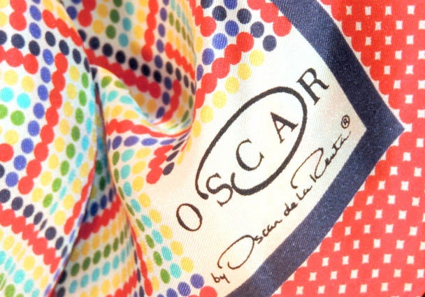 Vintage SCARF by Oscar de la Renta