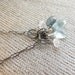 Aqua Gemstone Cluster Necklace
