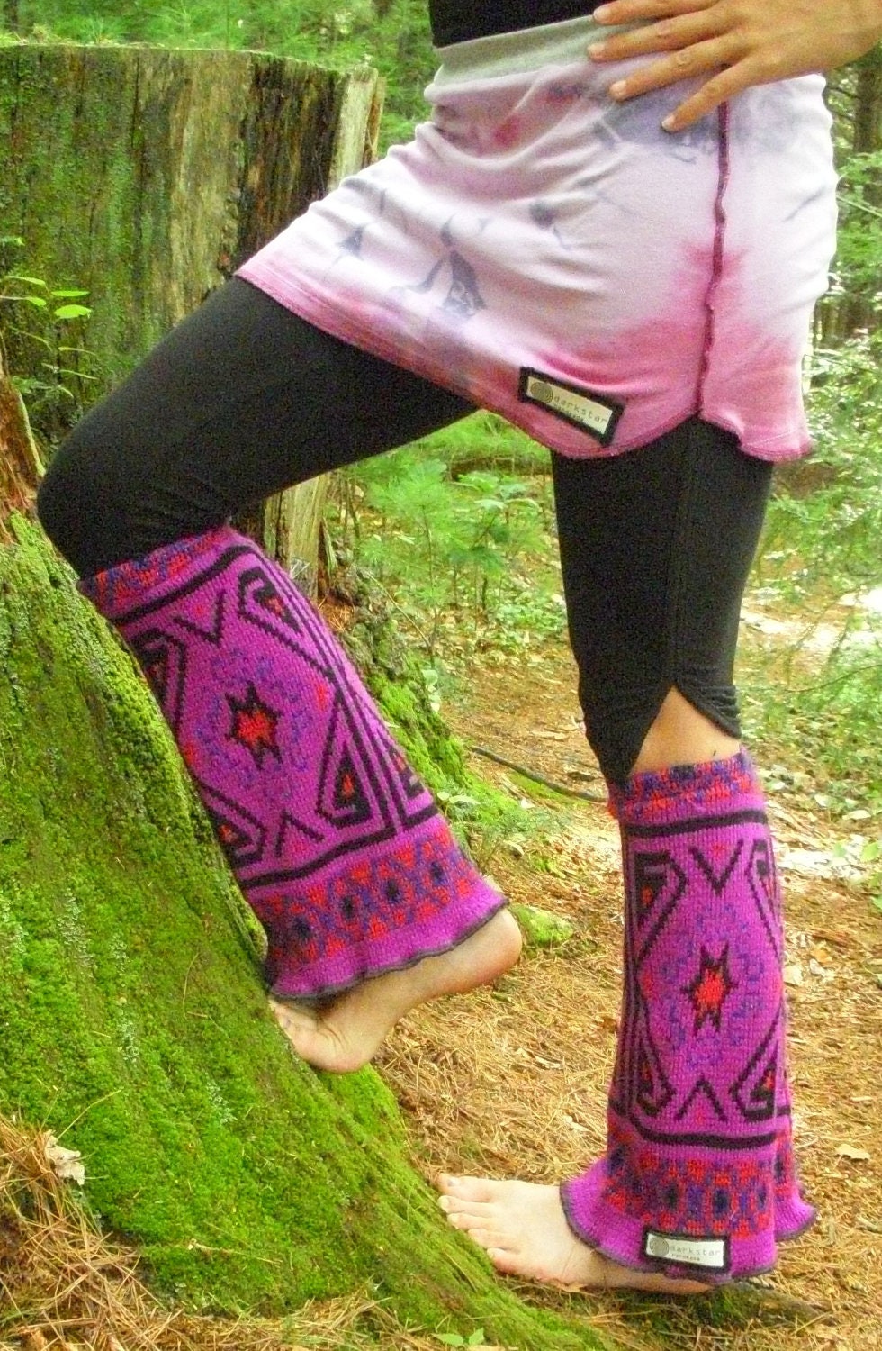 Upcycled Tribal Boot Covers/Legwarmers