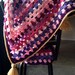 RESERVED LISTING - Magic Carpet Afghan, great color royal granny square afghan for toddlers/babies, pets, or lapghan
