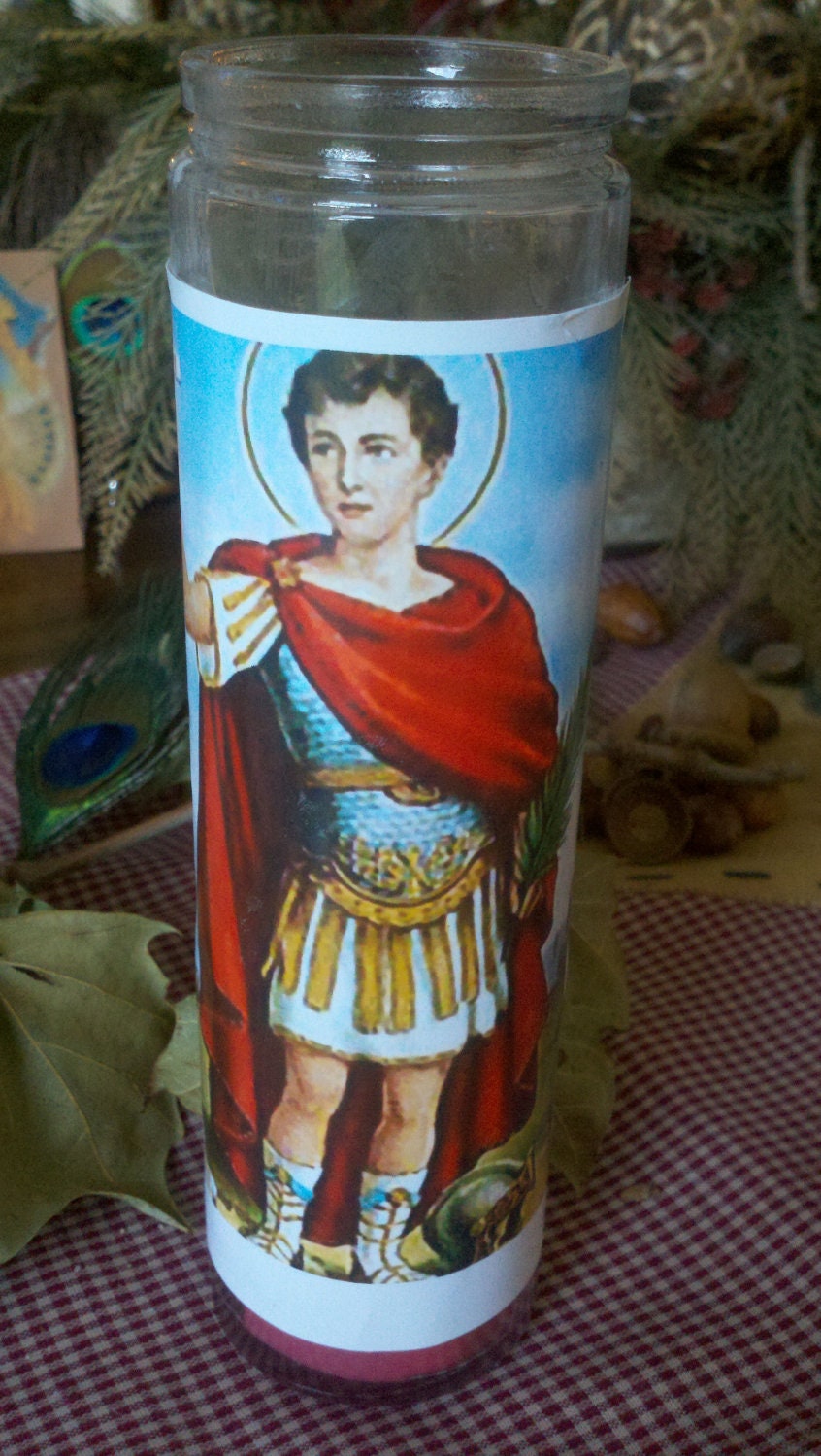 Saint Expedite, Voodoo, Hoodoo, Candle, Novena, Financial, Success, Loaded ,Money, Favors,, Wiccan, Pagan,