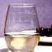 Stemless Caloric Cuvee: The Calorie Counting Wine Glass.