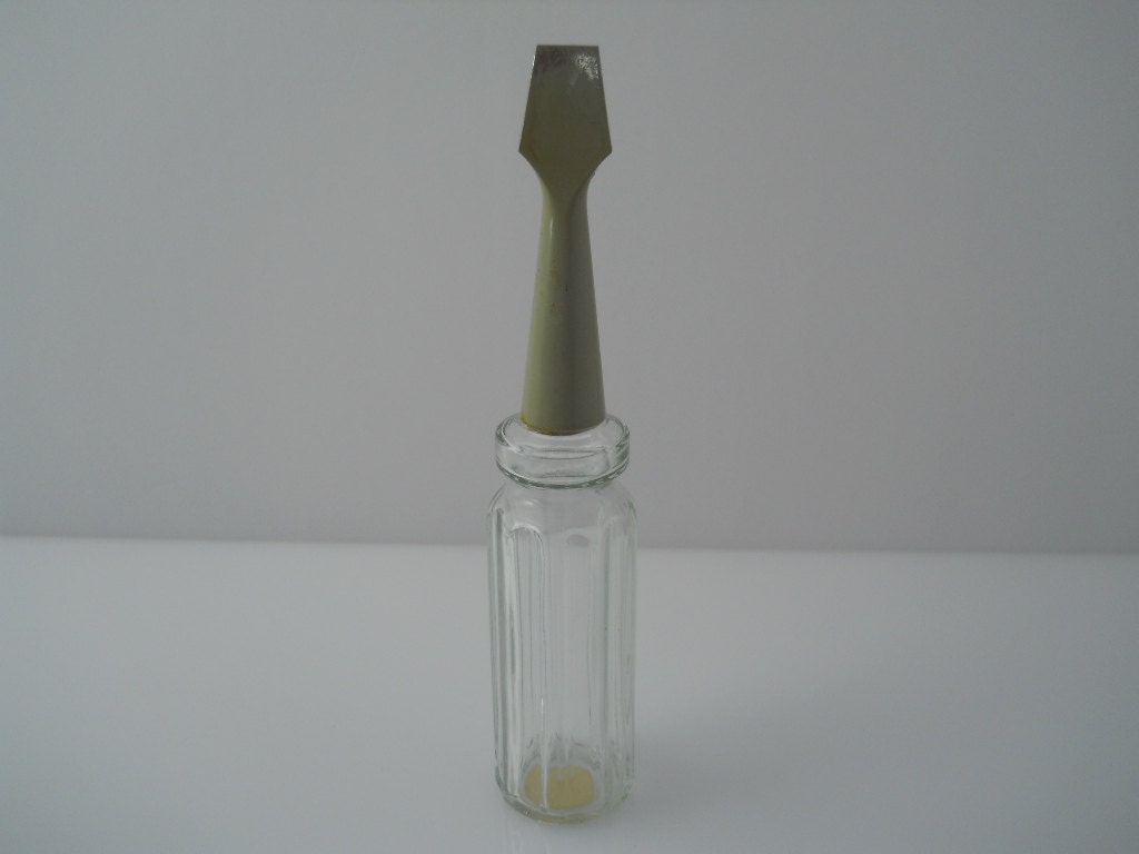 Clear Aftershave Bottle