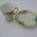 Haviland Limoges France Artist Signed Teacup Chocolate Cup c Early 1900s Estate Find