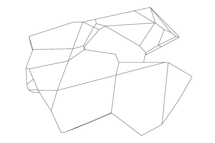 Cluster Luster - do it yourself open design paper lampshade