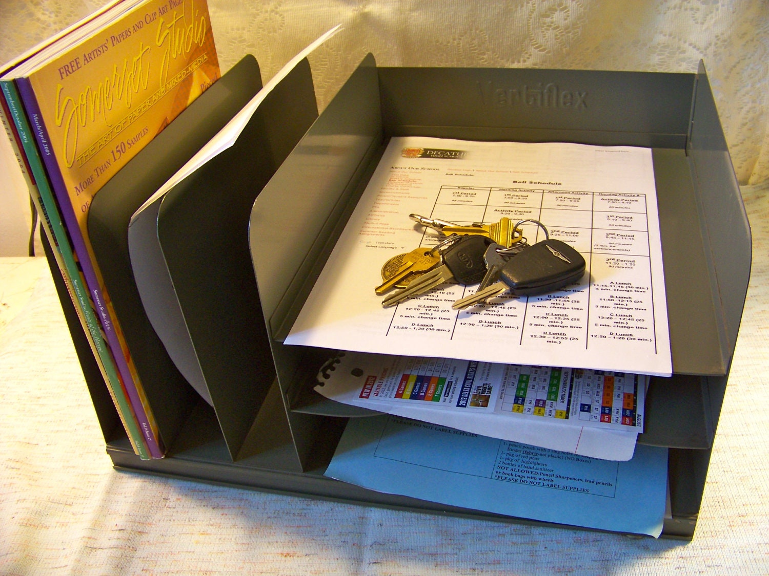 Metal File Organizer