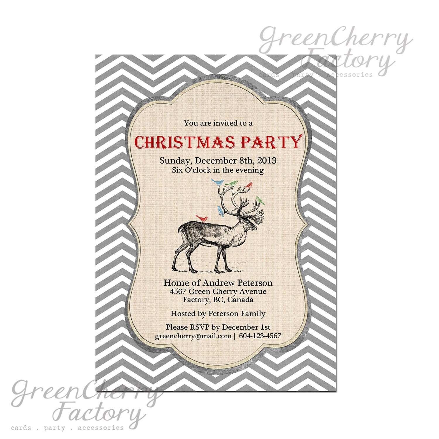 items similar to vintage christmas party invitation items similar to vintage christmas party invitation