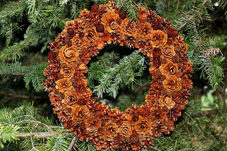 Adirondack Pine Cone Wreath