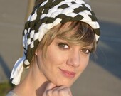 Bottle Green White Handmade Hair Accessories Headband Necklace Braided Necklaces Headbands Knotted Womens Necklaces Fabric Jewelry Braid
