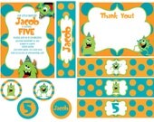 Little Monster Party Pack - DIY - Printable Il_170x135