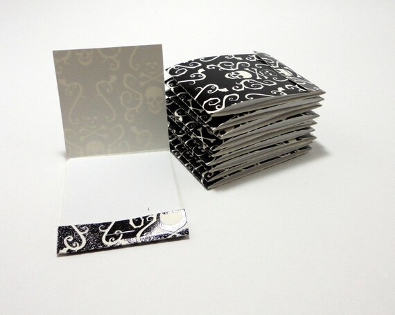 10 Matchbook Notepads - Skulls Il_570xn
