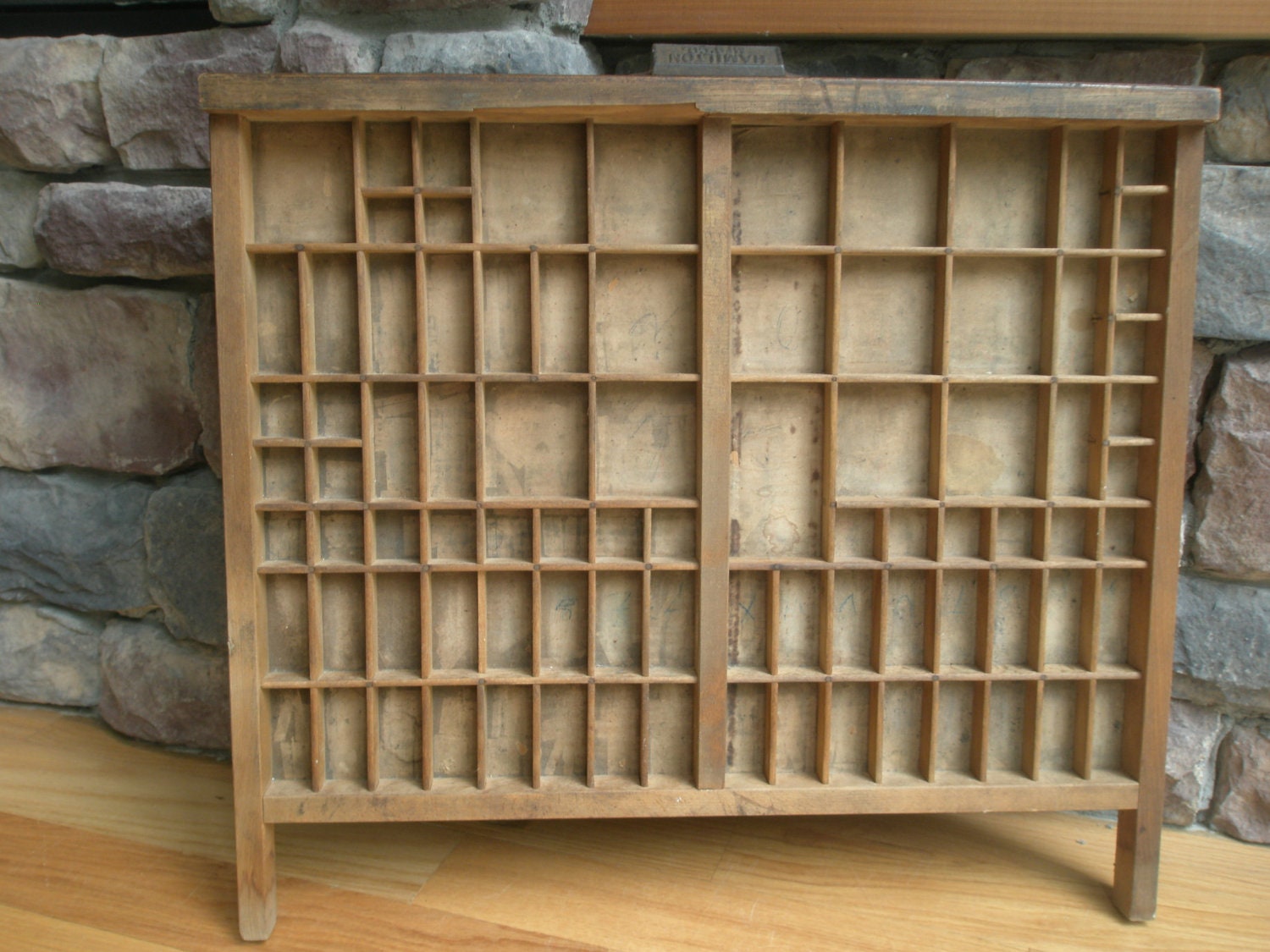 Vintage Printer Drawer Tray Display Box Wall Hanging