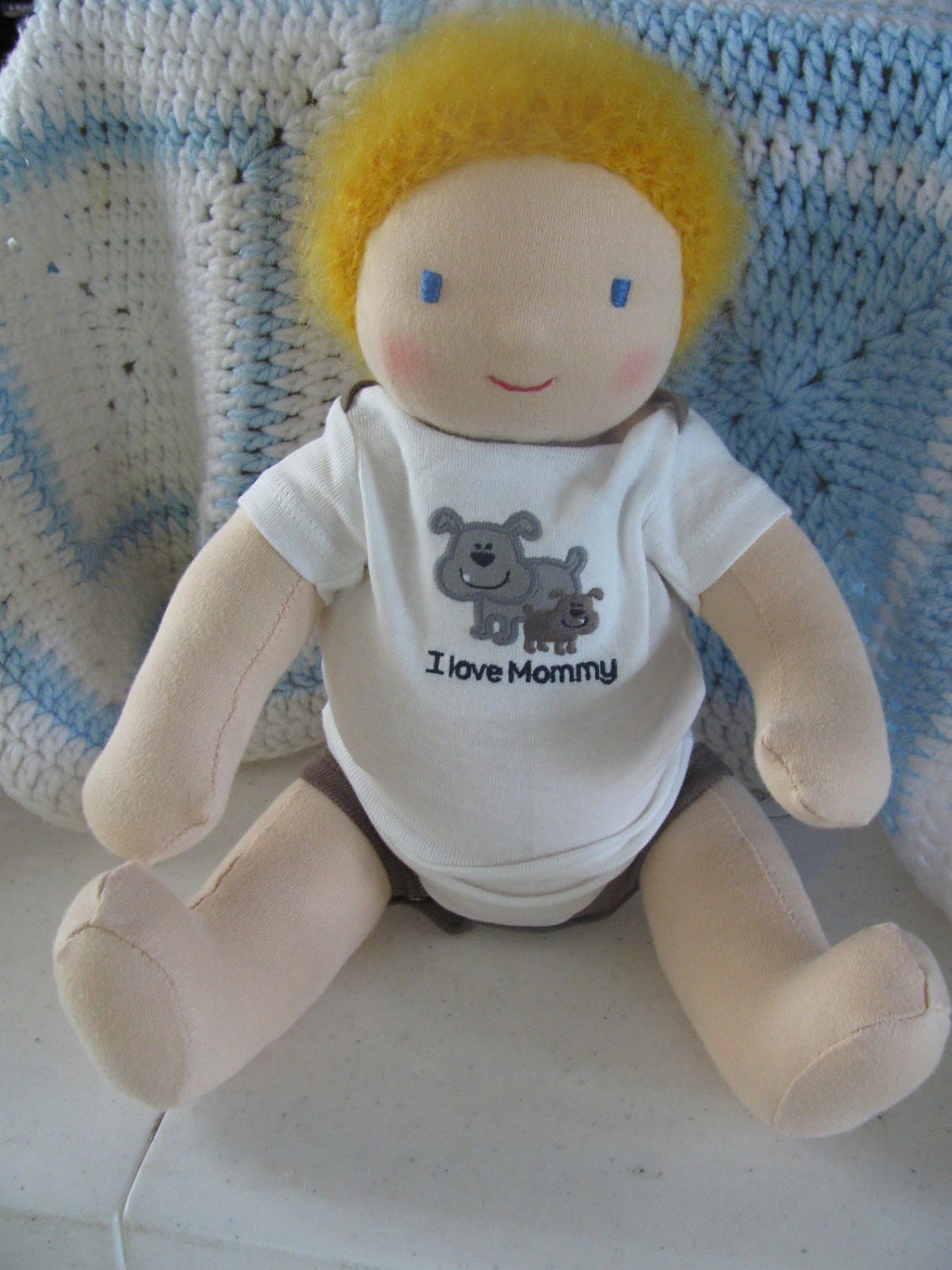 Baby Boy Jointed Waldorf Doll
