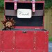 Wedding suitcase card holder, wedding card box, fall theme wedding