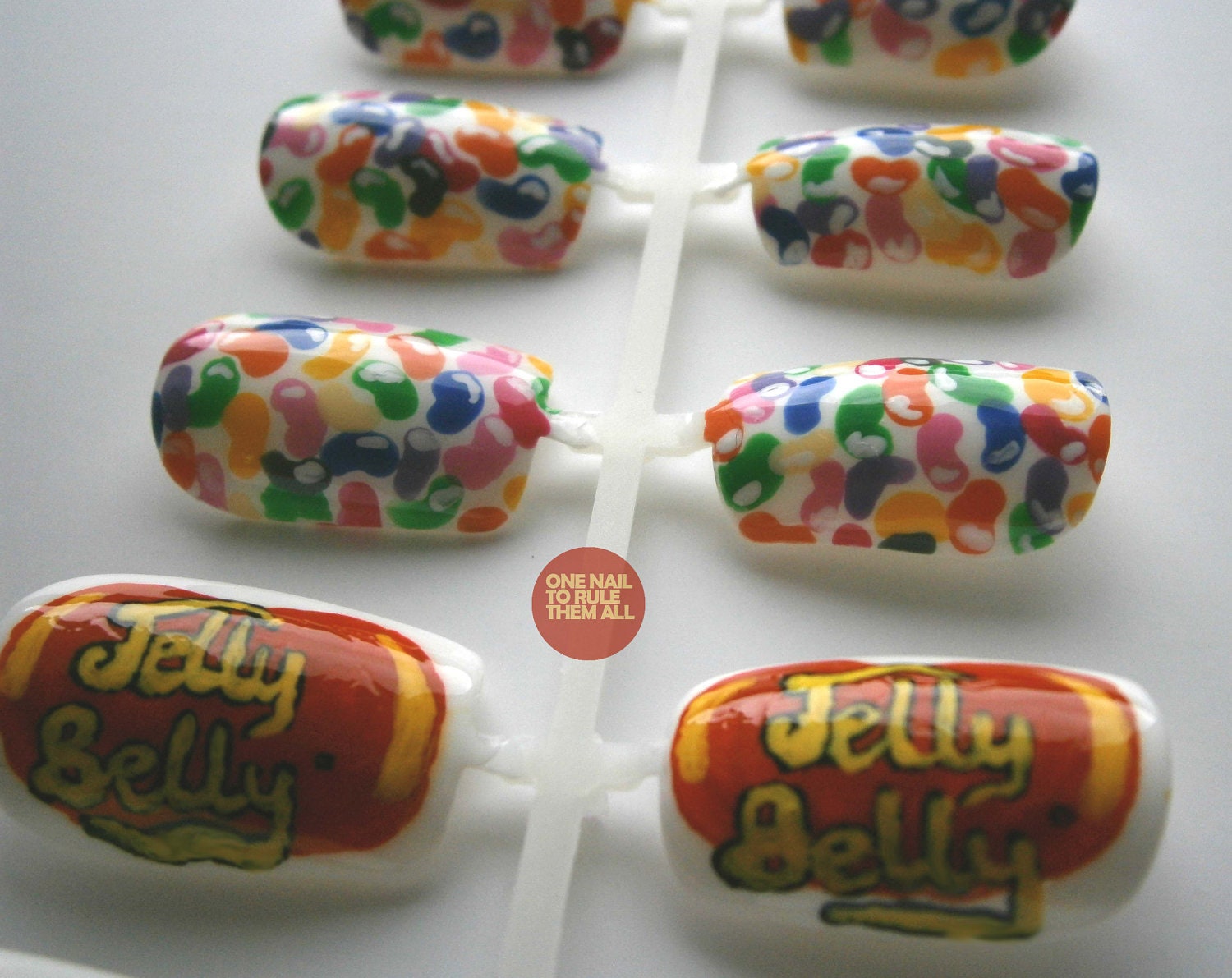 Jelly Bean False Nail Art Set