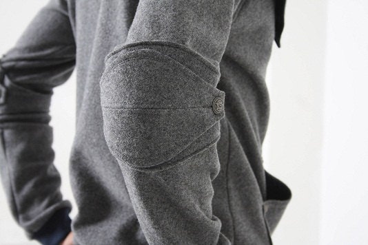 Arthur Armored Knight Medieval Armor Pullover Hoodie(100% Handmade Wool) Made To Order