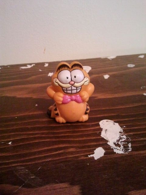 1981 Vintage Garfield Plastic Toy Figurine