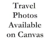 Travel Photographs on Canvas
