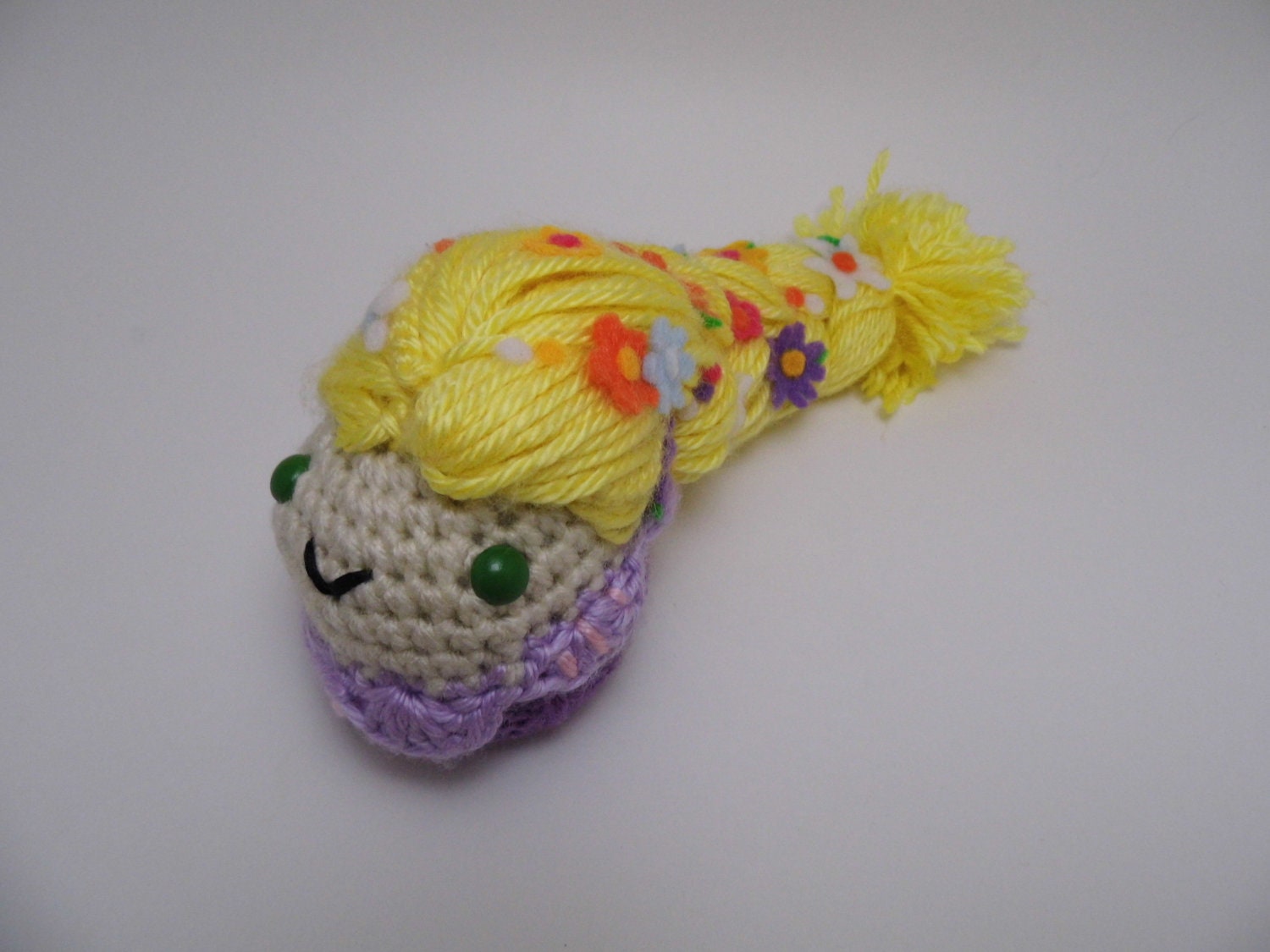 Crochet Rapunzel Cupcake