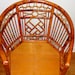 RESERVED for Nancy  PAIR of Large Chinese Chippendale Bamboo Arm Chairs CHINOISERIE