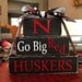 Nebraska Cornhuskers wood block set Go Big Red college football baseball basketball volleyball home decor