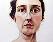 Me and a Leaf - Original Oil Painting Portrait