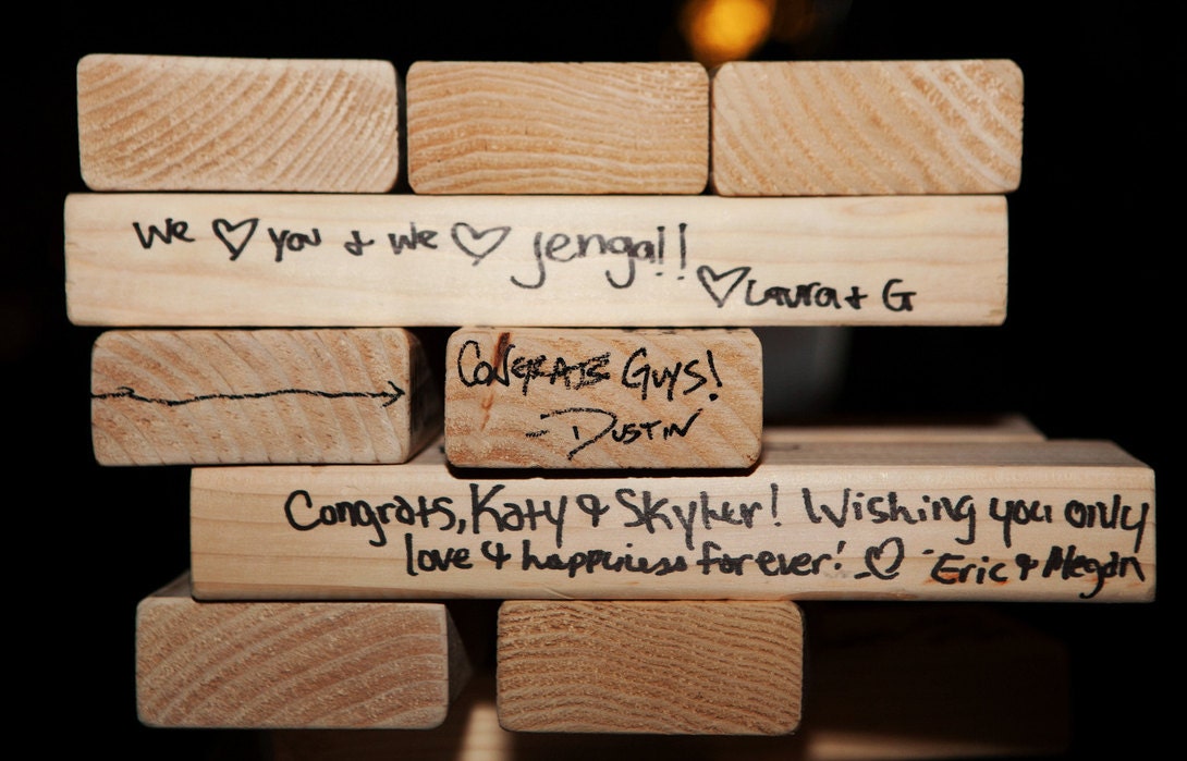 Wedding Guest Book by Tumbling Timbers Handmade from new 2x4 SOLID wood