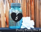 Chalk Board Tags (Set of 10) Table Numbers, Wedding Decoration,Candy Bars, Favor Tags