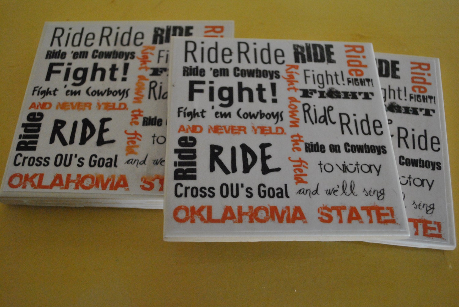 Custom Fight Song Coasters