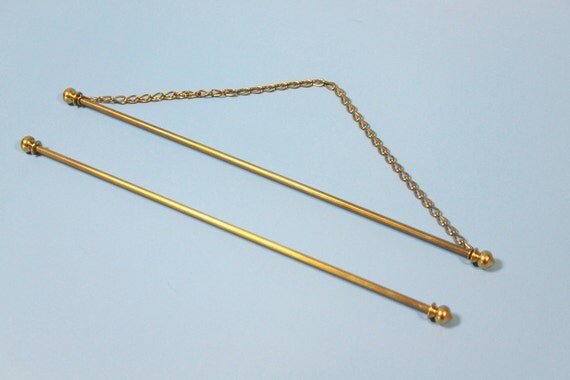 Brass Bell Pull Hanger for 10 Tapestry Needlepoint by SammieDoos