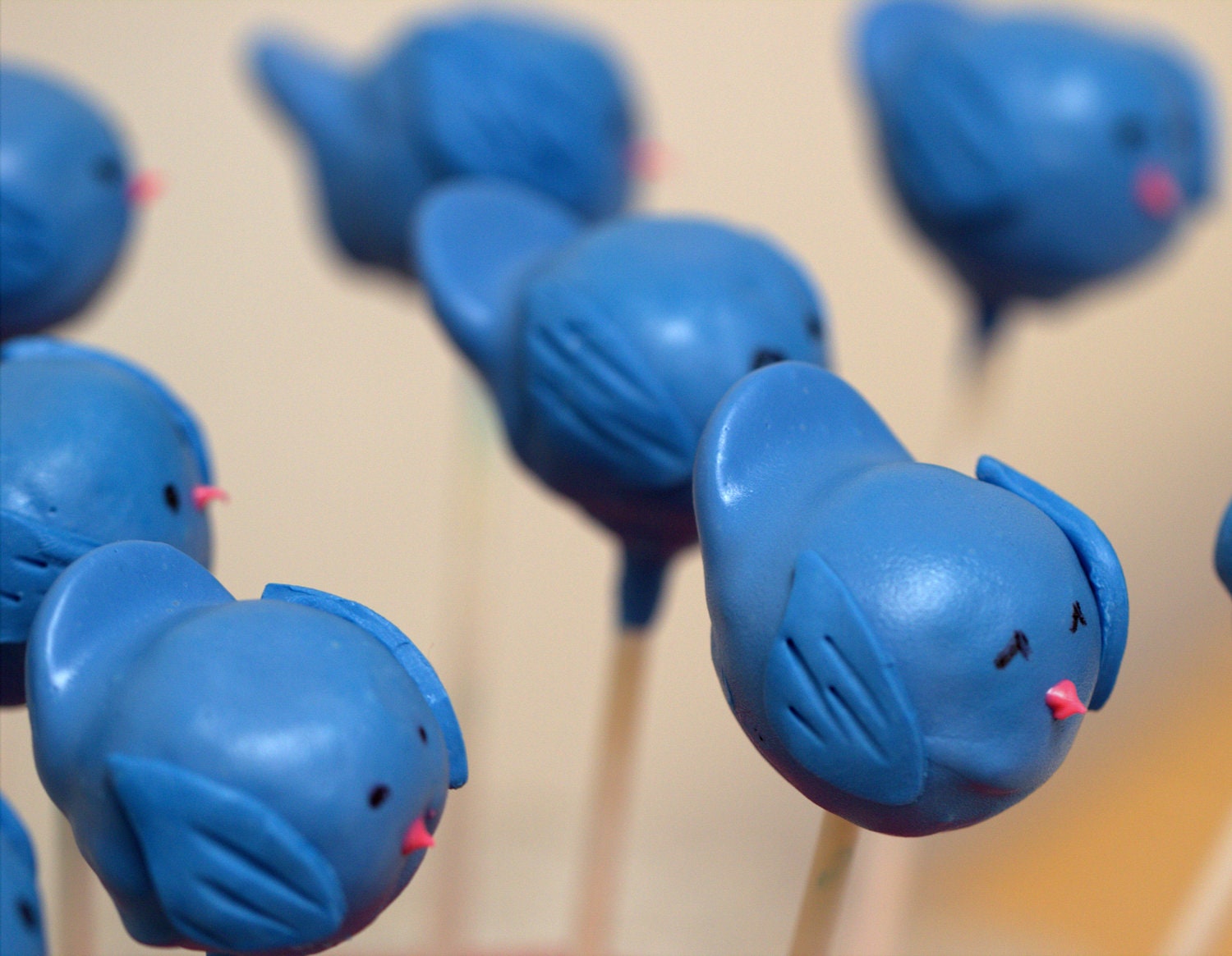 Blue Bird Cake Pops