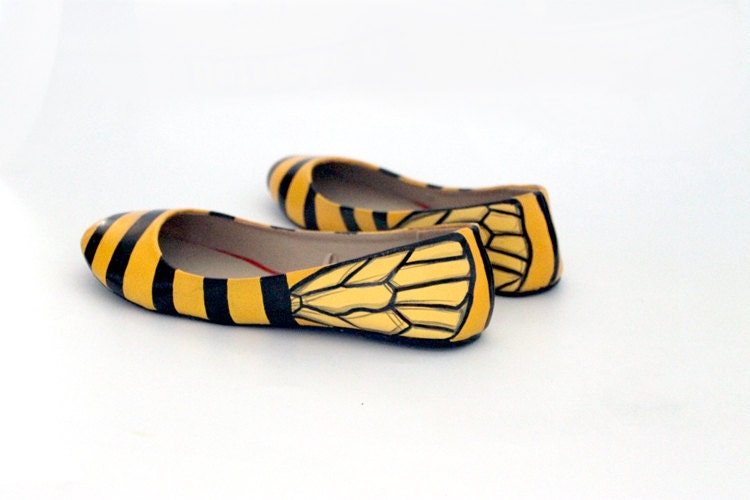 Bumble Bee Ballet Flat Shoes