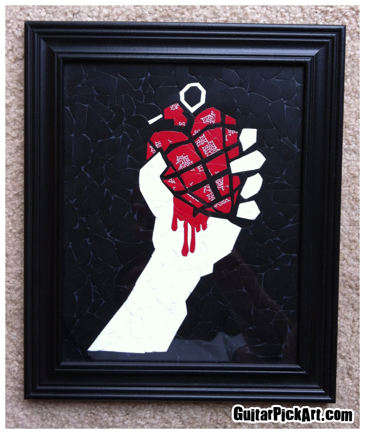 Green Day Guitar Pick Art