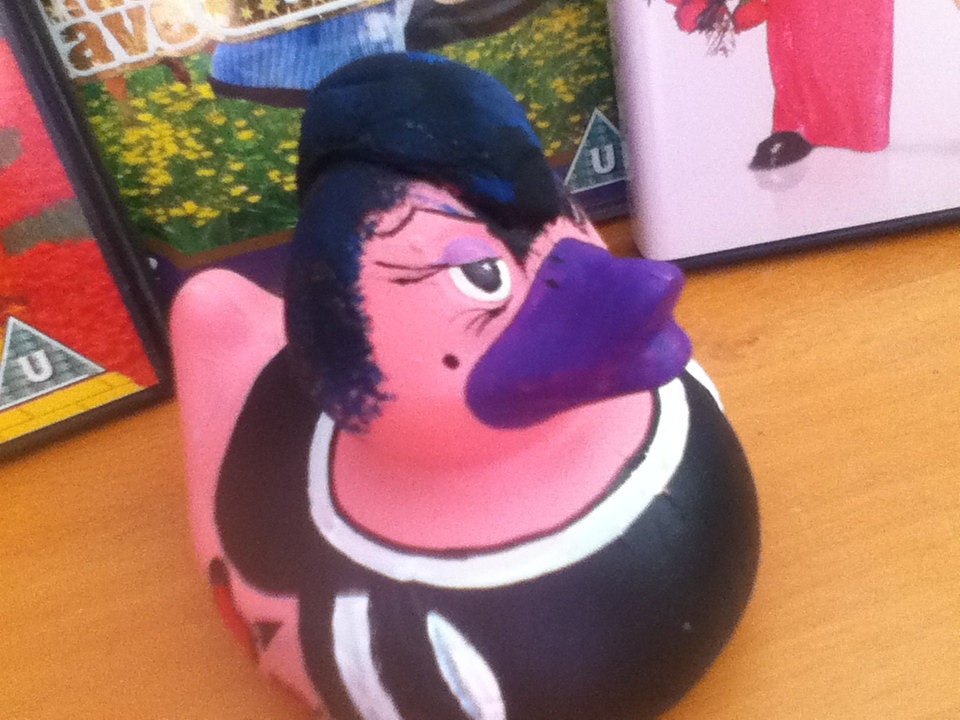 Punk Duck- Hand-Painted Novelty Duck