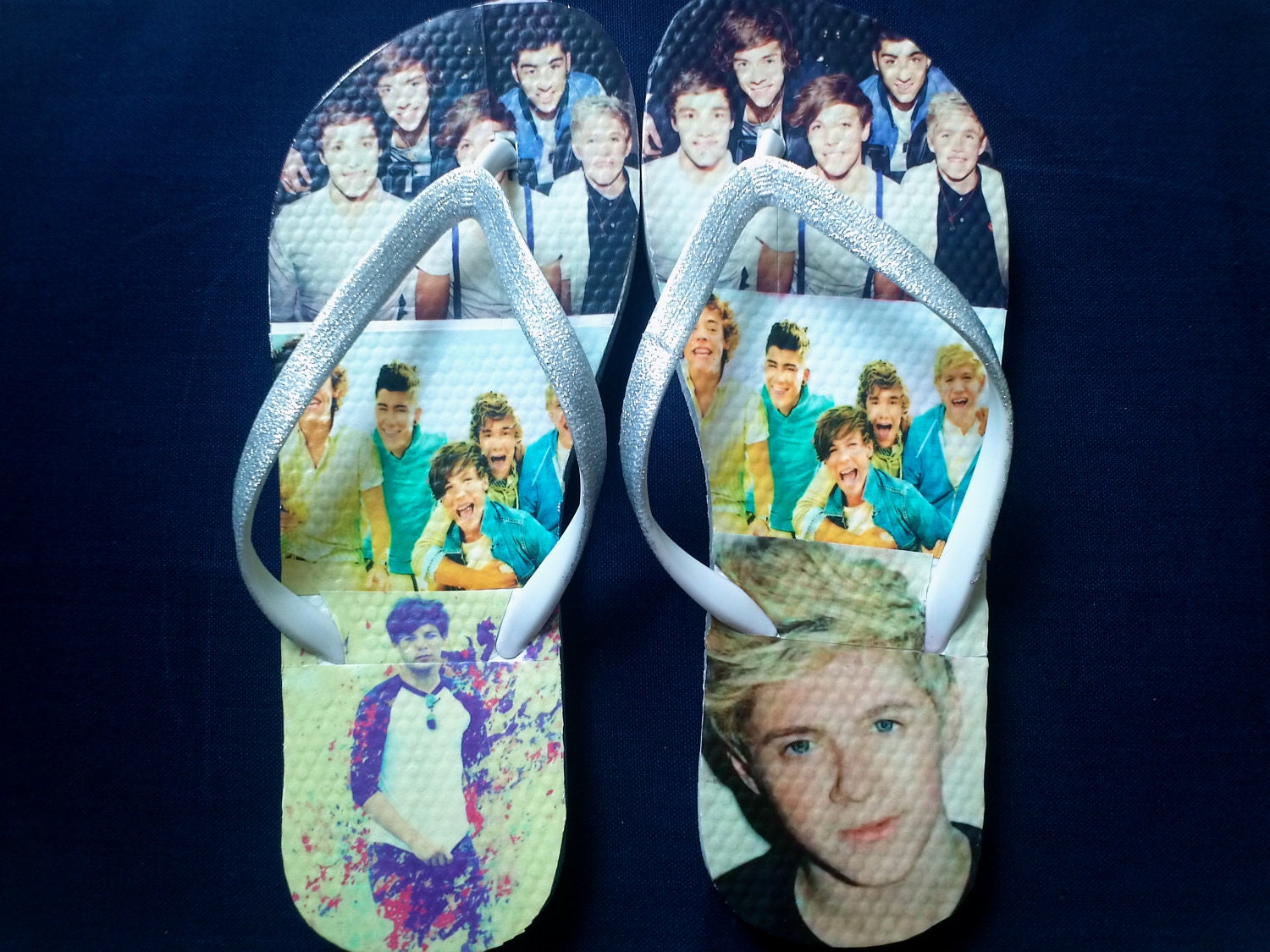 Custom One Direction Flip Flops