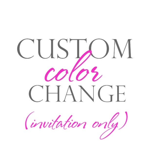 CUSTOM COLOR for any Invitation or Thank You from The Celebration Shoppe