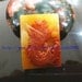 Free Shipping - Natural Yellow jade Phoenix , Hand- carved Natural yellow jadeite jade Phoenix charm jade Pendant