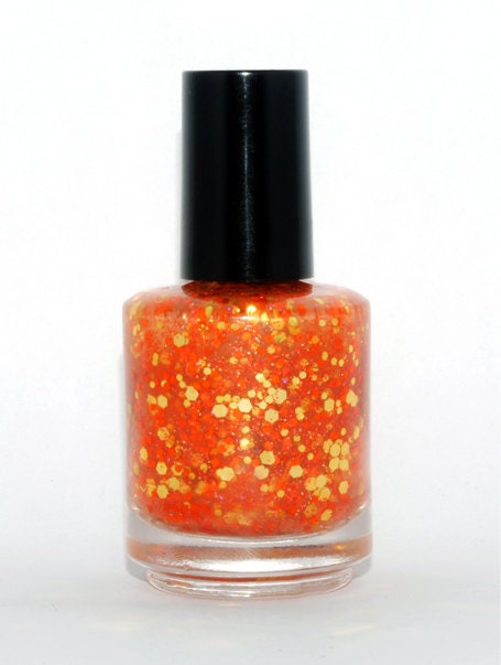 Lava- Handmade nail polish Full bottle