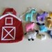 10-piece stuffed Farm Animal playset