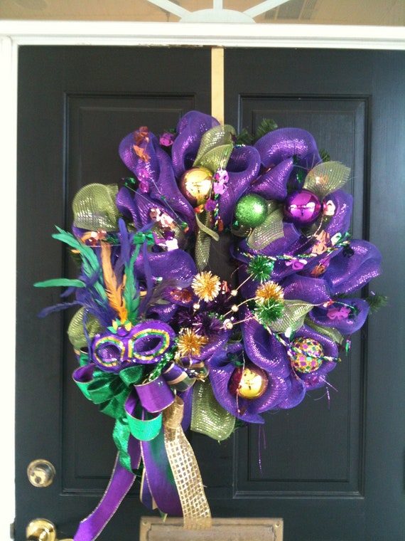 etsy mardi gras garland