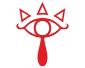 Legend of Zelda inspired Sheikah Emblem Shadow Eye Symbol sticker nintendo