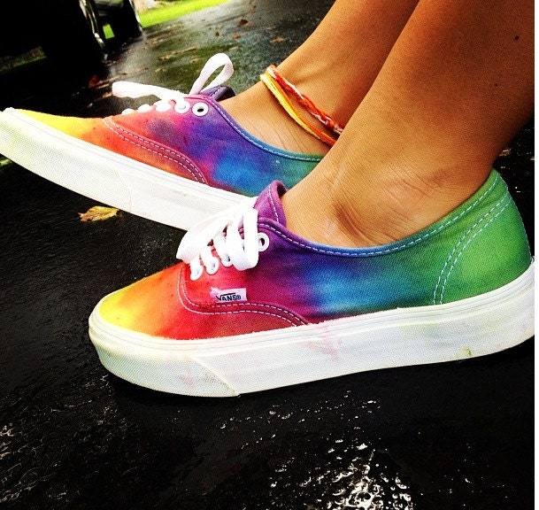 Custom Tie Dye Vans