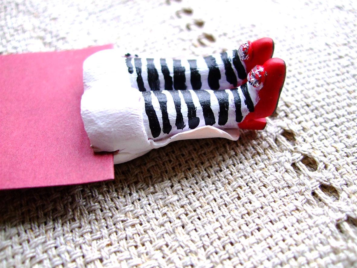 Wedding bookmark- Wicked witch bookmark- Red shoes bookmark- Wedding decoration- Halloween decoration- Gift- free shipping