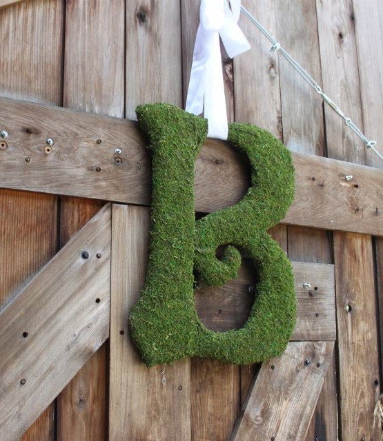 Large Moss Letters