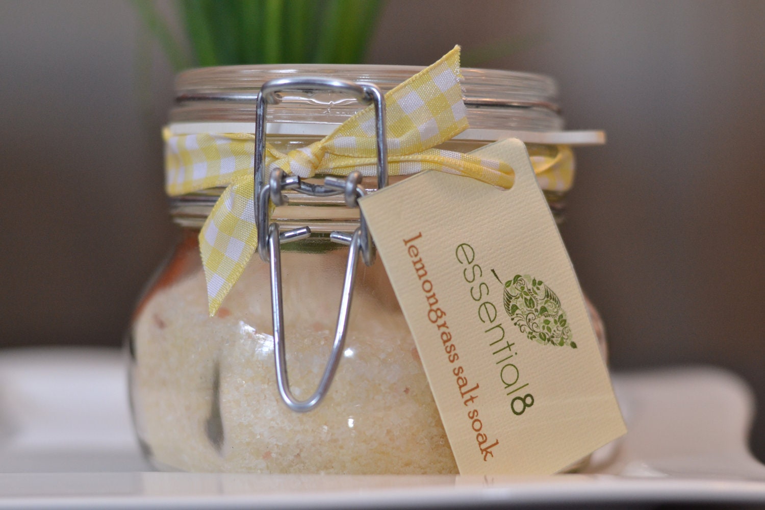 Soothing Salt Soaks for the Bath with pure essential oils