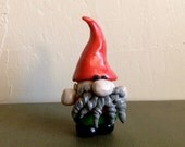 Gnome Figurine- Polymer Clay (Demetrius)